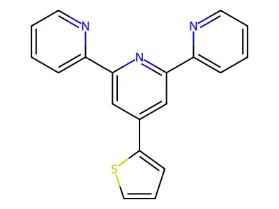 2,6-Dipyridin-2-yl-4-thiophen-2-ylpyridine structure