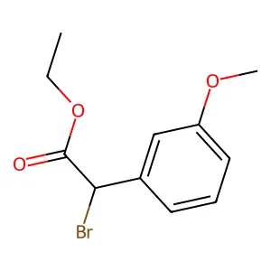 Ethyl 2-bromo-2-(3-methoxyphenyl)acetate structure