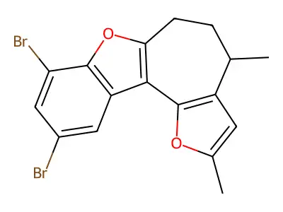 C17H14Br2O2 structure