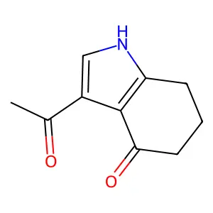 Indol-4(5H)-one, 3-acetyl-6,7-dihydro- structure