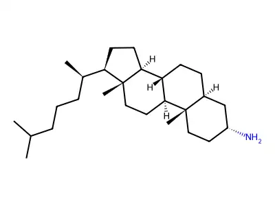 cholestan-3-amine structure