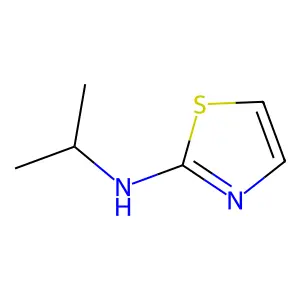 N-(1-Methylethyl)-2-thiazolamine structure
