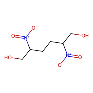 2,5-Dinitrohexane-1,6-diol structure