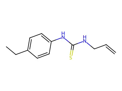 1-Allyl-3-(4-ethylphenyl)thiourea structure