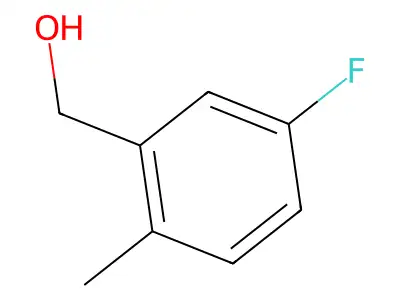 5-Fluoro-2-methylbenzyl alcohol structure