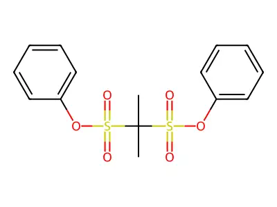 Diphenyl propane-2,2-disulfonate structure