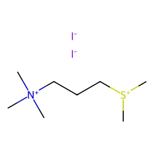 Ammonium, (3-(dimethylsulfonio)propyl)trimethyl-, diiodide structure