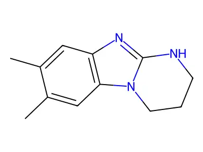 7,8-Dimethyl-1,2,3,4-tetrahydropyrimido[1,2-a]benzimidazole structure