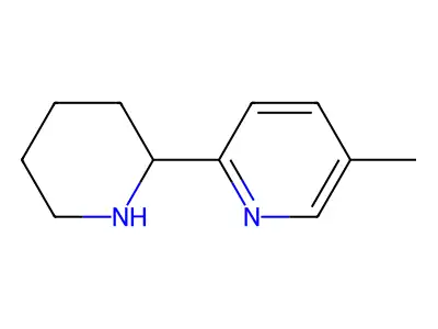 5-Methyl-2-(piperidin-2-yl)pyridine structure