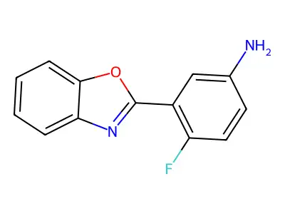 3-(1,3-Benzoxazol-2-yl)-4-fluoroaniline structure