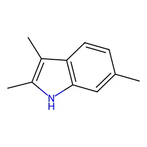 Indole, 2,3,6-trimethyl- structure