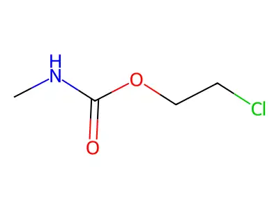 2-Chloroethyl methylcarbamate structure
