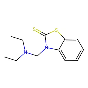 3-(Diethylaminomethyl)-1,3-benzothiazole-2-thione structure