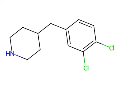 4-(3,4-Dichlorobenzyl)piperidine structure
