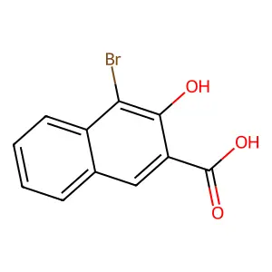 4-溴-3-羟基-2-萘甲酸 structure