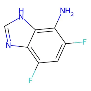 4,6-Difluoro-1H-benzo[d]imidazol-7-amine structure