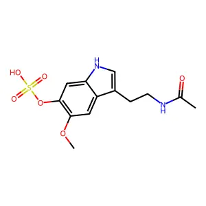 6-Sulfatoxymelatonin structure