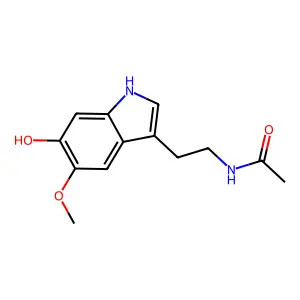 6-羟基褪黑素 structure
