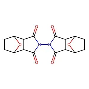 (2,2'-Bi-4,7-epoxy-2H-isoindole)-1,1',3,3'-tetrone, dodecahydro- structure
