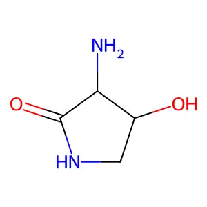 (3S,4R)-3-amino-4-hydroxypyrrolidin-2-one structure