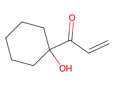 2-Propen-1-one, 1-(1-hydroxycyclohexyl)- structure