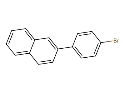 2-(4-Bromophenyl)naphthalene structure