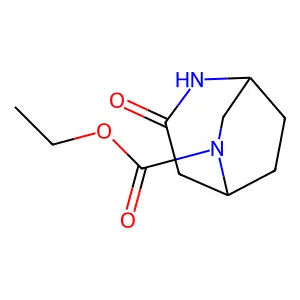 3-Oxo-2,6-diaza-bicyclo[3.2.2]nonane-6-carboxylic acid ethyl ester structure
