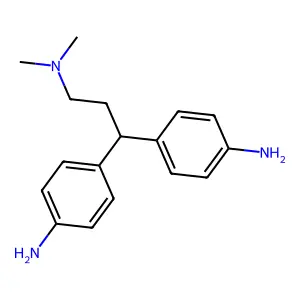 Aniline, 4,4'-(3-dimethylaminopropylidene)di- structure