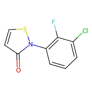 2-(3-chloro-2-fluorophenyl)isothiazol-3(2H)-one structure