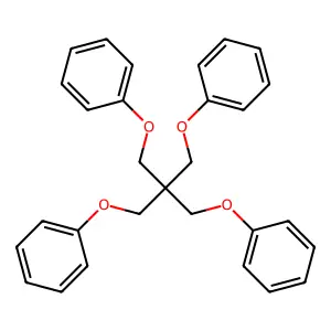 1,3-Diphenoxy-2,2-bis(phenoxymethyl)propane structure