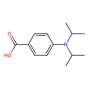 4-[Di(propan-2-yl)amino]benzoic acid structure
