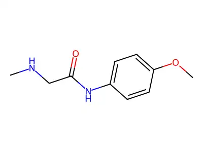 N-(4-methoxyphenyl)-2-(methylamino)acetamide structure