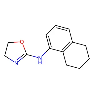 2-(5,6,7,8-Tetrahydro-1-naphthylamino)-2-oxazoline structure