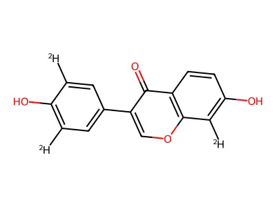 大豆素 structure