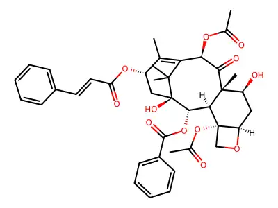 13-O-Cinnamoylbaccatin III structure
