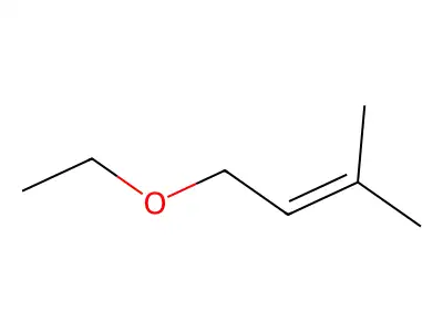 1-Ethoxy-3-methyl-2-butene structure