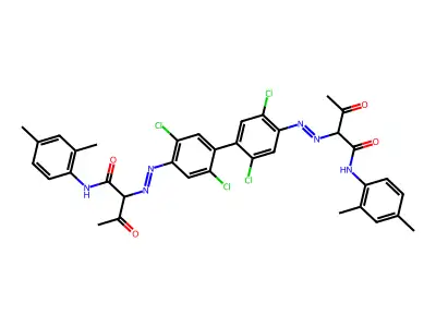 顏料黃81 structure