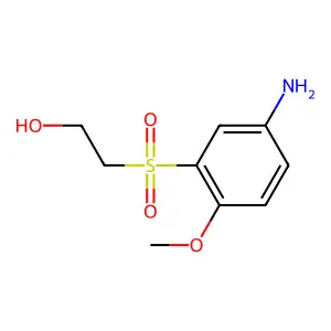 2-(5-Amino-2-methoxybenzene-1-sulfonyl)ethan-1-ol structure