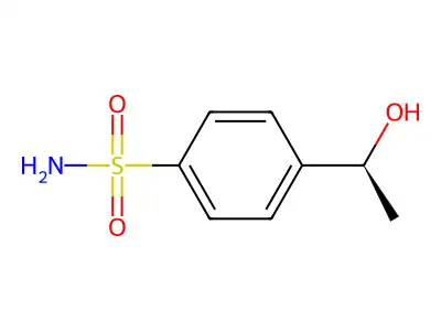 4-α-羟乙基苯磺酰胺 structure