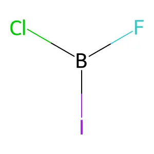 Chlorofluoroiodoborane structure