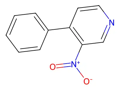 3-Nitro-4-phenylpyridine structure