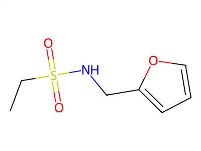 N-(furan-2-ylmethyl)ethanesulfonamide structure