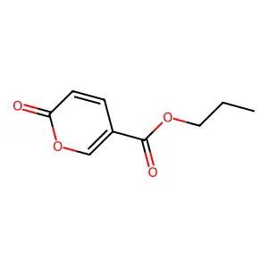 propyl 2-oxo-2H-pyran-5-carboxylate structure