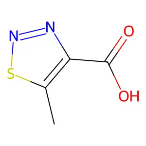 5-Methyl-1,2,3-thiadiazole-4-carboxylic acid structure