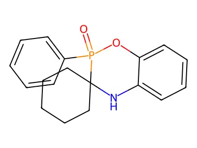 2-phenylspiro[4H-1,4,2 structure