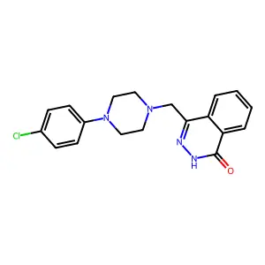 4-((4-(4-Chlorophenyl)piperazino)methyl)-1(2H)-phthalazinone structure