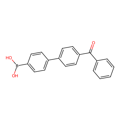 4'-Benzoyl-4-biphenylboronic acid structure