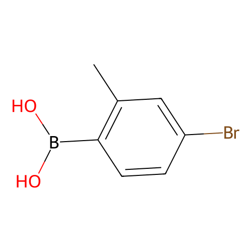 4-Bromo-2-methylphenylboronic acid structure