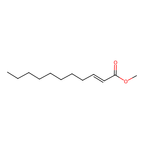 Methyl 2-undecenoate structure