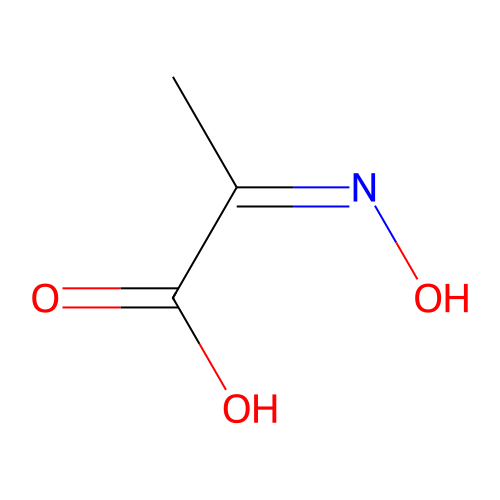 2-Hydroxyiminopropanoic acid structure